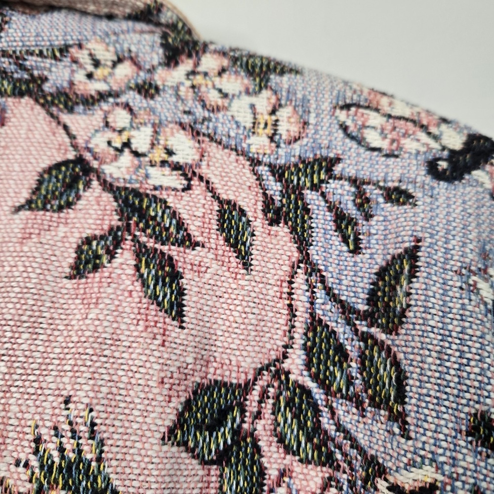 VTG Painted Pony Spring Floral Easter Nest Bumblebee Blazer Tapestry Jacket M - Picture 9 of 14